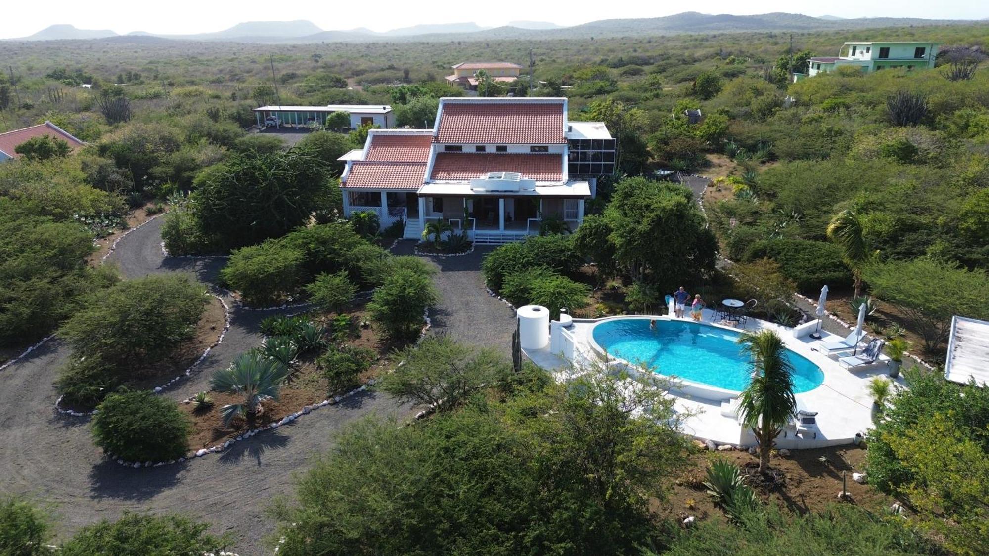Villa San Sebastian Curacao Fontein Esterno foto