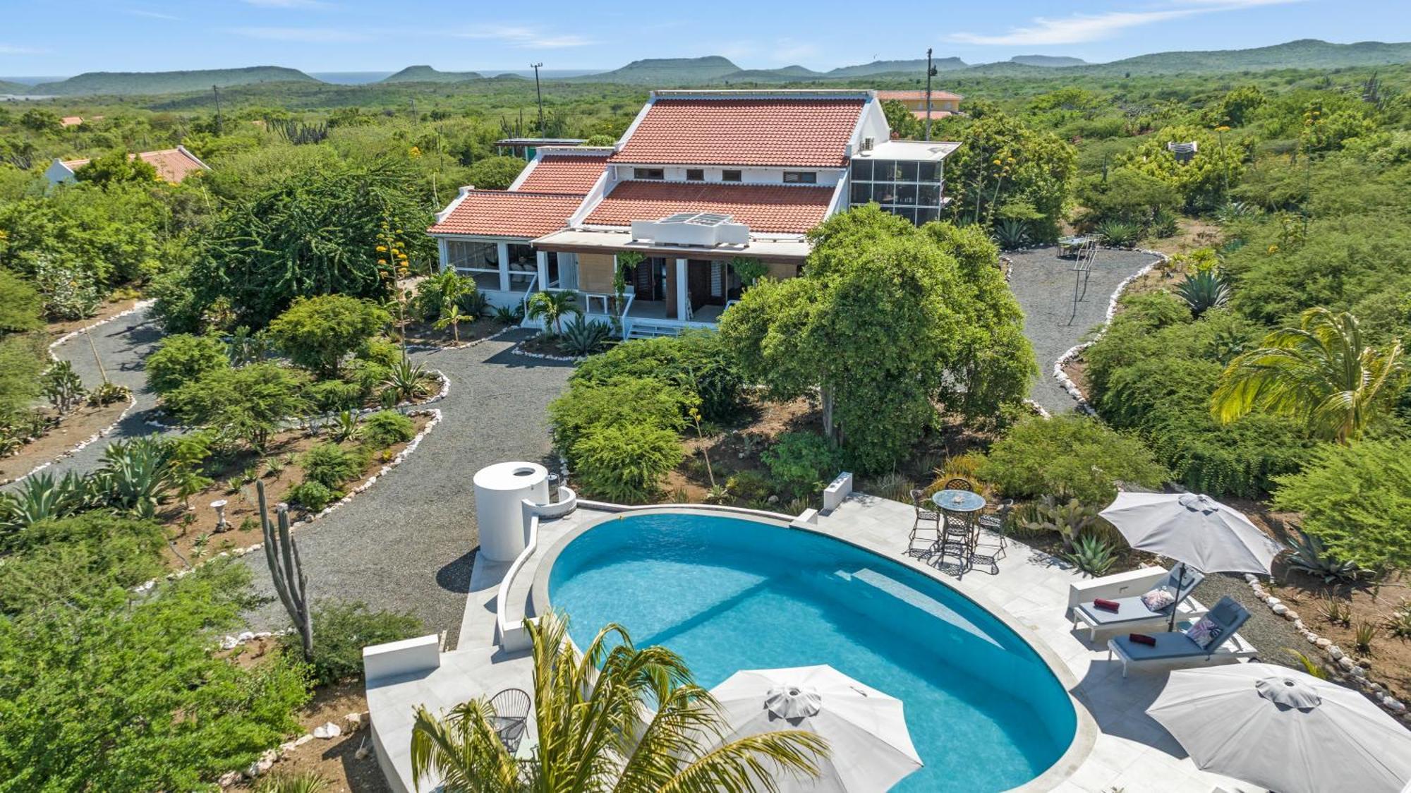Villa San Sebastian Curacao Fontein Esterno foto